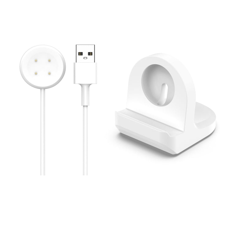 For Fitbit Ace LTE Smart Watch Silicone Charging Bracket with Charger(White) - Charger by PMC TechLife | Online Shopping South Africa | PMC TechLife | Buy Now Pay Later Mobicred