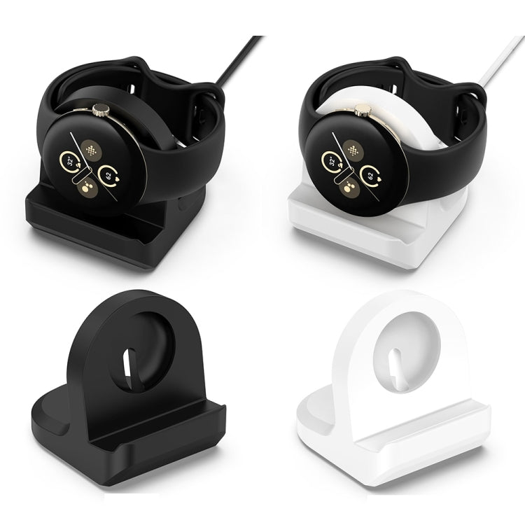 For Fitbit Ace LTE Smart Watch Silicone Charging Bracket with Charger(Black) - Charger by PMC TechLife | Online Shopping South Africa | PMC TechLife | Buy Now Pay Later Mobicred