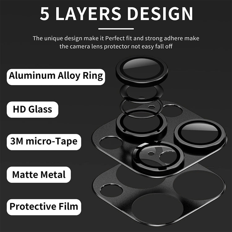 For iPhone 16 / 16 Plus ENKAY Anti-reflection Camera Lens Aluminium Alloy Tempered Glass Film(Yellow) - iPhone 16 Plus Tempered Glass by ENKAY | Online Shopping South Africa | PMC Jewellery | Buy Now Pay Later Mobicred