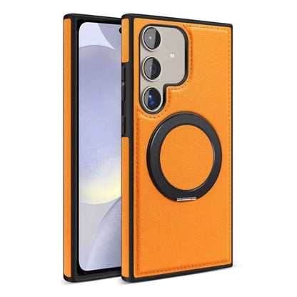 For Samsung Galaxy S24+ 5G Yashi 360 Degree Rotating MagSafe Bracket Phone Case(Orange) - Galaxy S24+ 5G Cases by PMC Jewellery | Online Shopping South Africa | PMC Jewellery | Buy Now Pay Later Mobicred