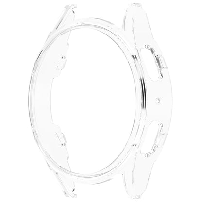 For Sansung Galaxy Watch 7 40mm Half Pack Hollow PC Watch Protective Case(Transparent White) - Watch Cases by PMC Jewellery | Online Shopping South Africa | PMC Jewellery | Buy Now Pay Later Mobicred