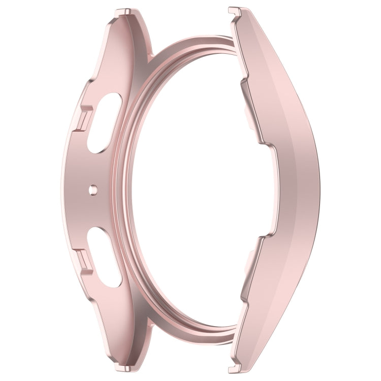 For Sansung Galaxy Watch 7 40mm Half Pack Hollow PC Watch Protective Case(Rose Pink) - Watch Cases by PMC Jewellery | Online Shopping South Africa | PMC Jewellery | Buy Now Pay Later Mobicred