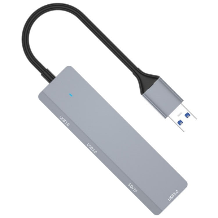 ADS-310A USB Adapter to 3 x USB 3.0 + 2 x Card Reader Slots Multi-Port Hub - USB 3.0 HUB by PMC Jewellery | Online Shopping South Africa | PMC Jewellery | Buy Now Pay Later Mobicred