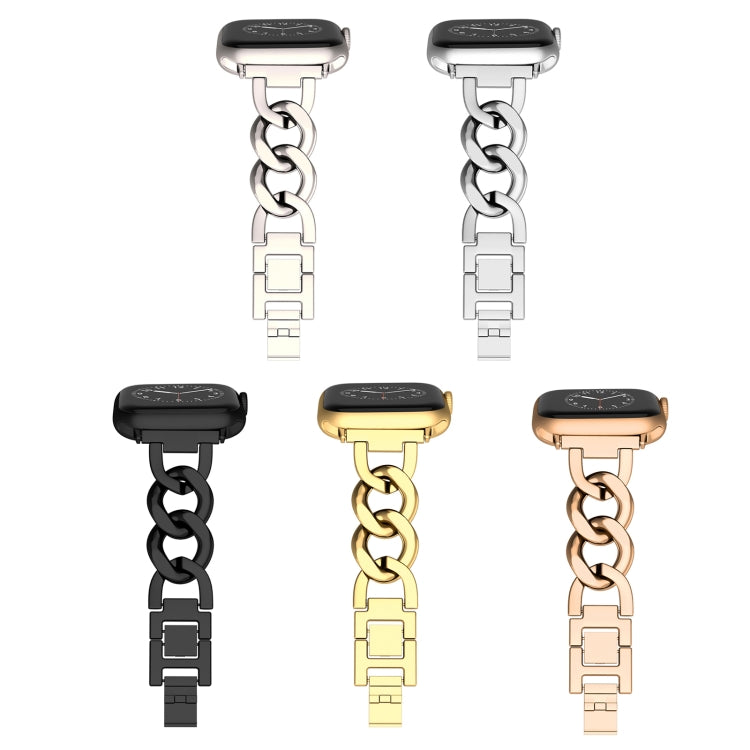 For Apple Watch Series 9 41mm Quick-Release Metal Chain Watch Band(Gold) - free shipping - PMC TechLife - Order now!