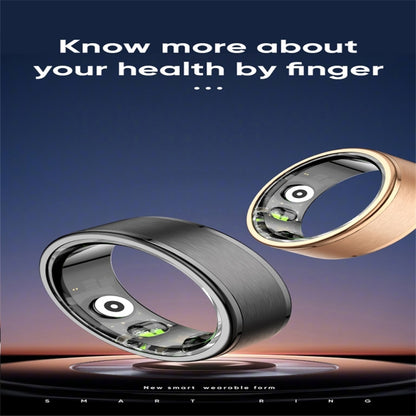 R03 SIZE 8 Smart Ring, Support Heart Rate / Blood Oxygen / Sleep / Multiple Sports Modes(Black) - Smart Rings / Smart Telephones by PMC Jewellery | Online Shopping South Africa | PMC Jewellery | Buy Now Pay Later Mobicred