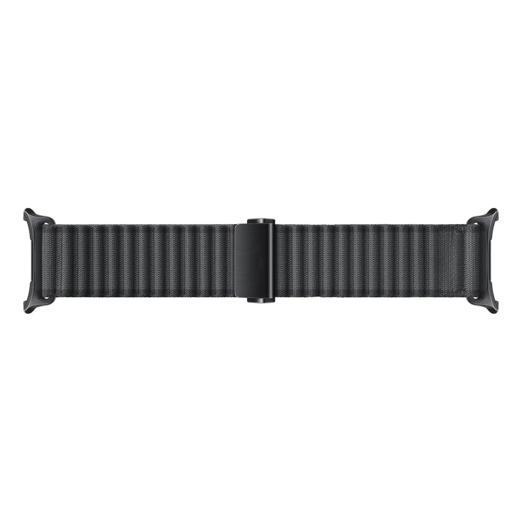 For Samsung Galaxy Watch Ultra 47mm Ocean Style Magnetic Buckle Braided Watch Band(Dark Gray) - Watch Bands by PMC Jewellery | Online Shopping South Africa | PMC Jewellery | Buy Now Pay Later Mobicred