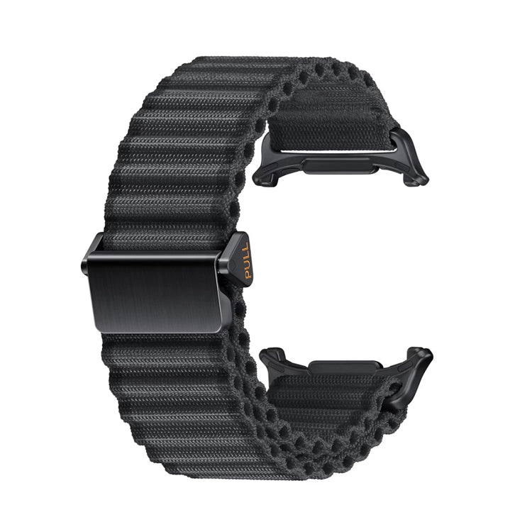 For Apple Watch Ultra 49mm Off Road Magnetic Buckle Braided Nylon Watch Band(Dark Gray) - Watch Bands by PMC Jewellery | Online Shopping South Africa | PMC Jewellery | Buy Now Pay Later Mobicred