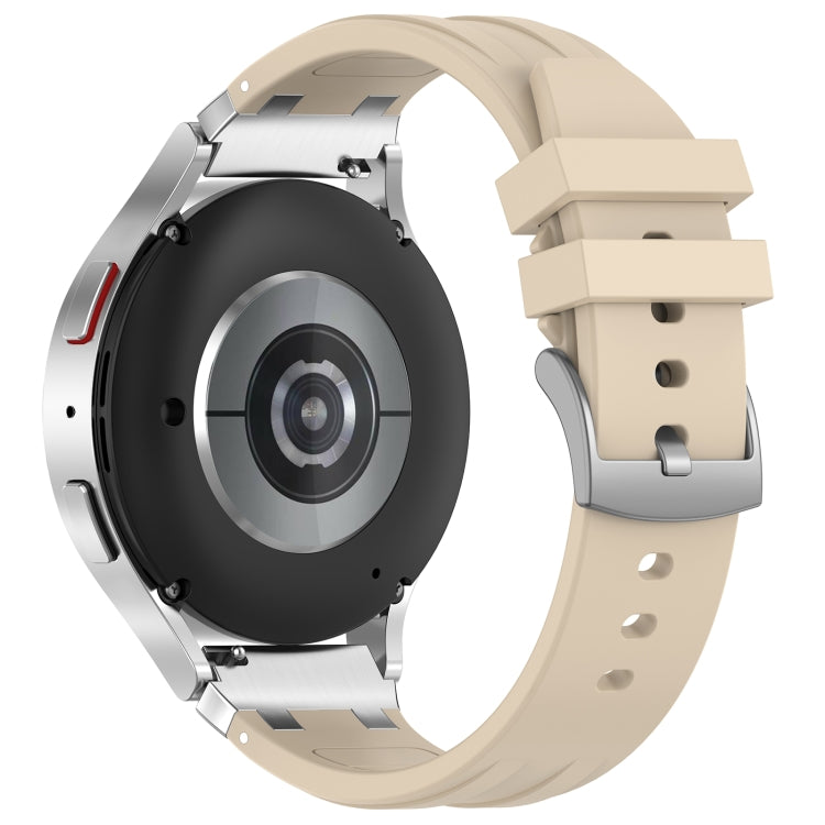 For Amazfit Pop 20mm Quick Release Silver Buckle Royal Silicone Watch Band(Starlight) - free shipping - PMC TechLife - Order now!