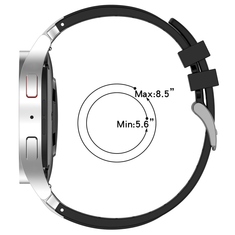For Amazfit Pop 20mm Quick Release Silver Buckle Royal Silicone Watch Band(Red) - free shipping - PMC TechLife - Order now!