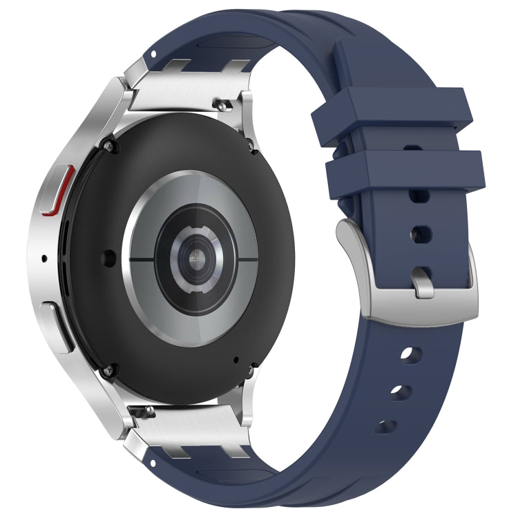 For Garmin Venu 3 22mm Quick Release Silver Buckle Royal Silicone Watch Band(Navy Blue) - free shipping - PMC TechLife - Order now!