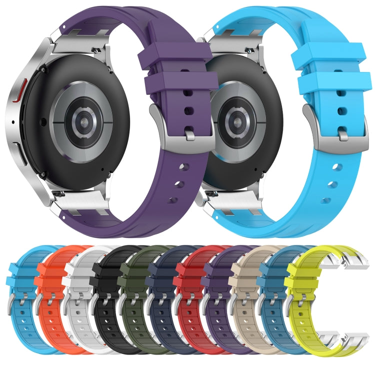 For Garmin Forerunner 265 22mm Quick Release Silver Buckle Royal Silicone Watch Band(Red) - free shipping - PMC TechLife - Order now!