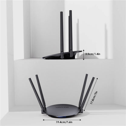 WAVLINK WN530HG3 AC1200 Dual Band AP Router 1000Mbps WAN / LAN Ethernet Port, Plug:US Plug - Wireless Routers by WAVLINK | Online Shopping South Africa | PMC Jewellery | Buy Now Pay Later Mobicred