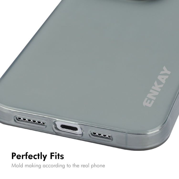 For iPhone 16 Pro Max ENKAY Hat-Prince Translucent Matte TPU Soft Phone Case(White) - iPhone 16 Pro Max Cases by ENKAY | Online Shopping South Africa | PMC Jewellery | Buy Now Pay Later Mobicred