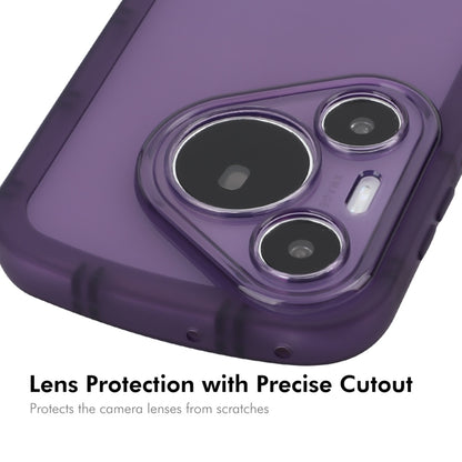 For Huawei Pura 70 Pro / 70 Pro+ ENKAY Hat-Prince Translucent Matte TPU Shockproof Phone Case(Purple) - Huawei Cases by ENKAY | Online Shopping South Africa | PMC Jewellery | Buy Now Pay Later Mobicred