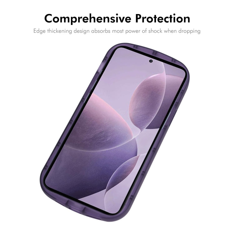 For Redmi K70 Ultra ENKAY Hat-Prince Translucent Matte TPU Shockproof Phone Case(Purple) - Xiaomi Cases by ENKAY | Online Shopping South Africa | PMC Jewellery | Buy Now Pay Later Mobicred