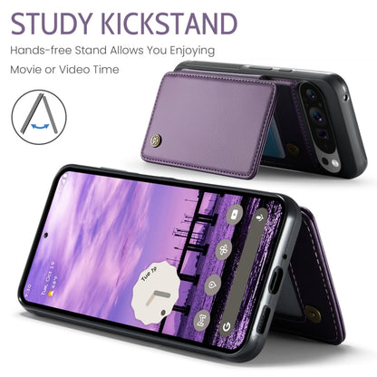 For Google Pixel 9 Pro XL CaseMe C22 Card Slots Holder RFID Anti-theft Phone Case(Purple) - Google Cases by CaseMe | Online Shopping South Africa | PMC Jewellery | Buy Now Pay Later Mobicred