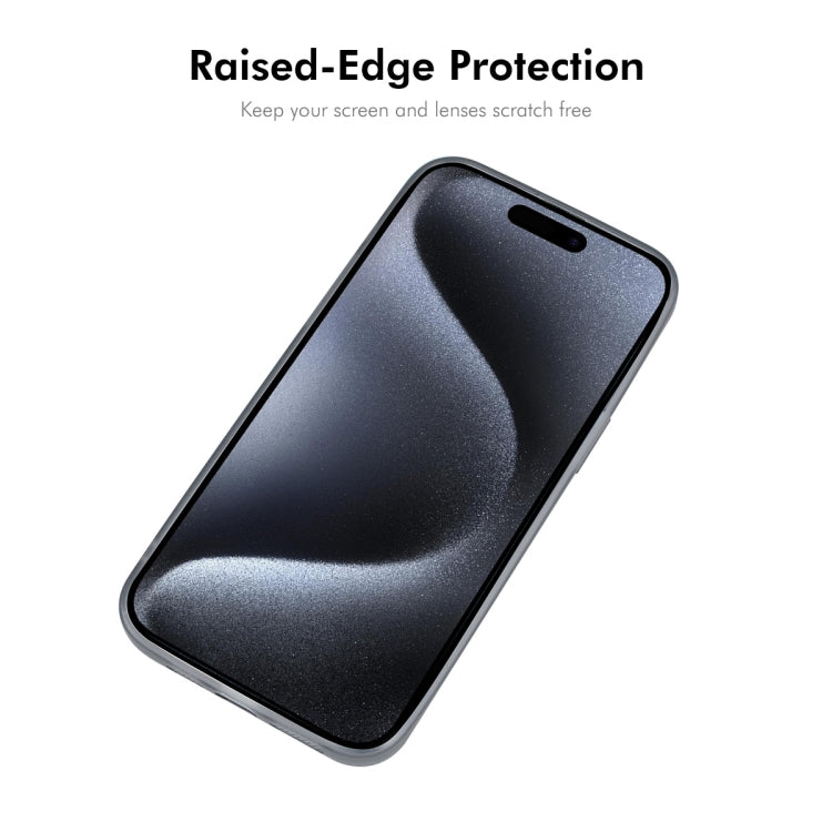 For iPhone 16 Pro Max ENKAY Hat-Prince Translucent Matte TPU Phone Case + 9H Big Arc Edge Film(White) - iPhone 16 Pro Max Cases by ENKAY | Online Shopping South Africa | PMC Jewellery | Buy Now Pay Later Mobicred