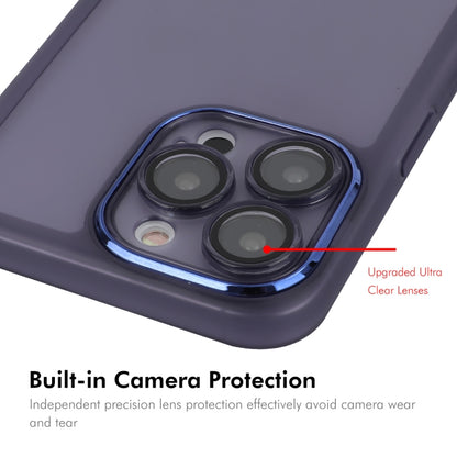 For iPhone 16 Pro ENKAY Hat-Prince Translucent Matte TPU Phone Case with Lens Film + 9H Big Arc Edge Film(White) - iPhone 16 Pro Cases by ENKAY | Online Shopping South Africa | PMC Jewellery | Buy Now Pay Later Mobicred