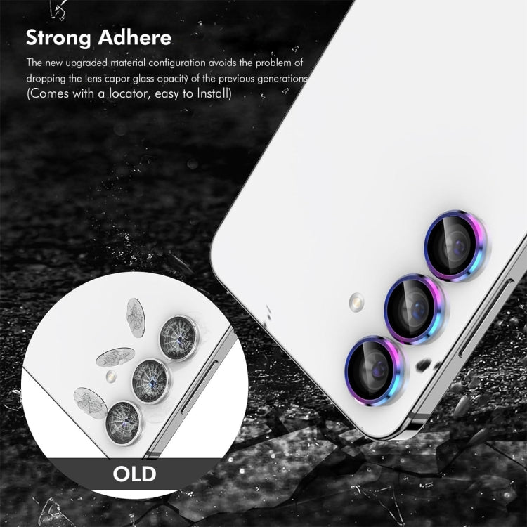 For OPPO Reno12 / Reno12 Pro Global ENKAY Hat-Prince 9H Rear Camera Lens Aluminium Alloy Tempered Glass Film(Light Purple) - Reno12 Pro Tempered Glass by ENKAY | Online Shopping South Africa | PMC Jewellery | Buy Now Pay Later Mobicred