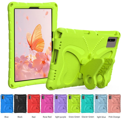 For Lenovo Tab M11 / Xiaoxin Pad 11 2024 Butterfly Bracket EVA Shockproof Tablet Case(Grass Green) - Lenovo by PMC Jewellery | Online Shopping South Africa | PMC Jewellery | Buy Now Pay Later Mobicred