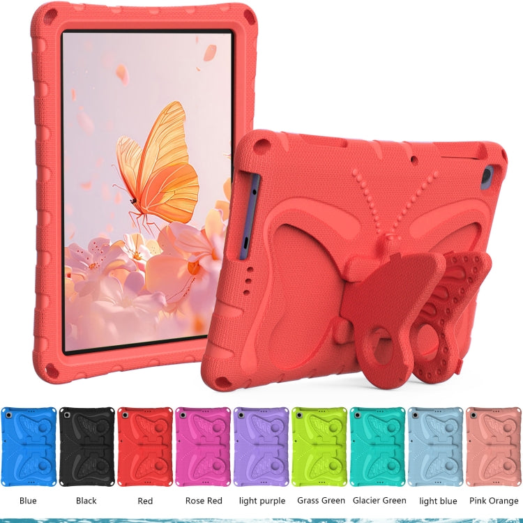 For Honor Pad X8 / X8 Lite 10.1 Butterfly Bracket EVA Shockproof Tablet Case(Red) - Honor by PMC TechLife | Online Shopping South Africa | PMC TechLife | Buy Now Pay Later Mobicred