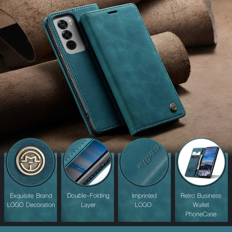 For OPPO Reno12 5G Global CaseMe 013 Multifunctional Horizontal Flip Leather Phone Case(Blue) - Reno12 Cases by CaseMe | Online Shopping South Africa | PMC Jewellery | Buy Now Pay Later Mobicred