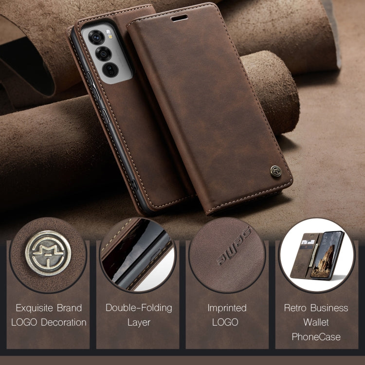 For OPPO Reno12 Pro 5G Global CaseMe 013 Multifunctional Horizontal Flip Leather Phone Case(Coffee) - Reno12 Pro Cases by CaseMe | Online Shopping South Africa | PMC Jewellery | Buy Now Pay Later Mobicred