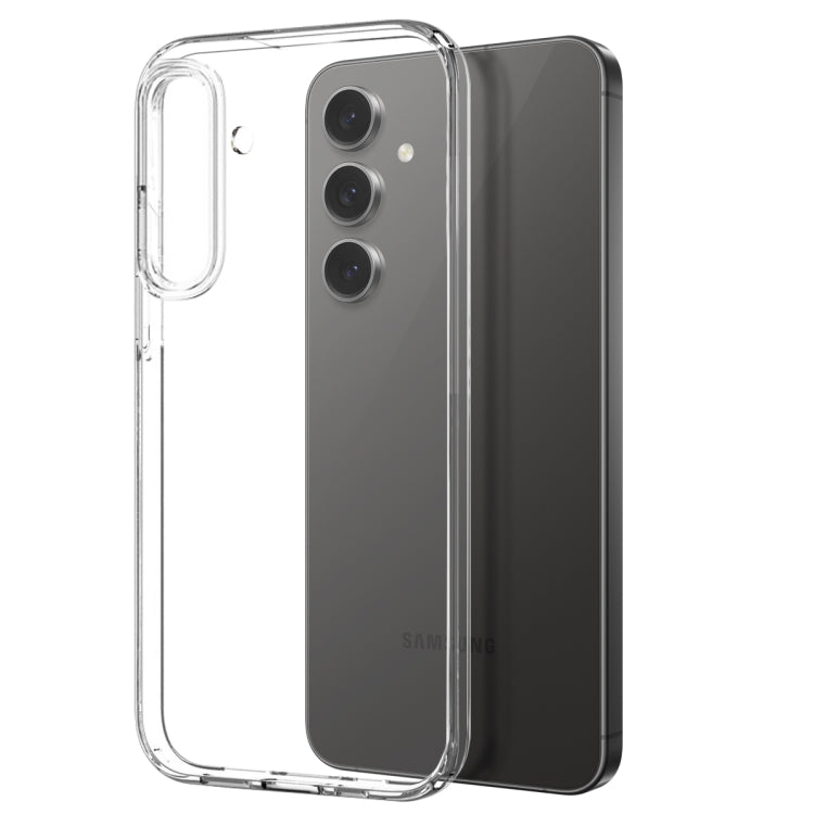 For Samsung Galaxy S25 5G NORTHJO TPU Case with Screen and Lens Film, Support Fingerprint Unlock(Transparent) - Galaxy S25 5G Cases by NORTHJO | Online Shopping South Africa | PMC Jewellery | Buy Now Pay Later Mobicred