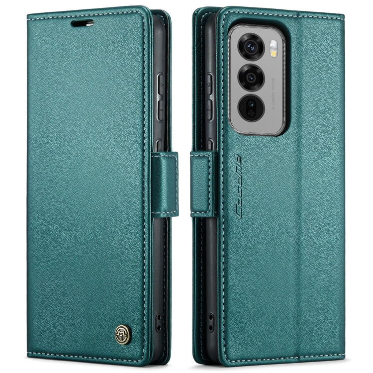 For OPPO Reno12 Pro 5G Global CaseMe 023 Butterfly Buckle Litchi Texture RFID Anti-theft Leather Phone Case(Green) - Reno12 Pro Cases by CaseMe | Online Shopping South Africa | PMC Jewellery | Buy Now Pay Later Mobicred