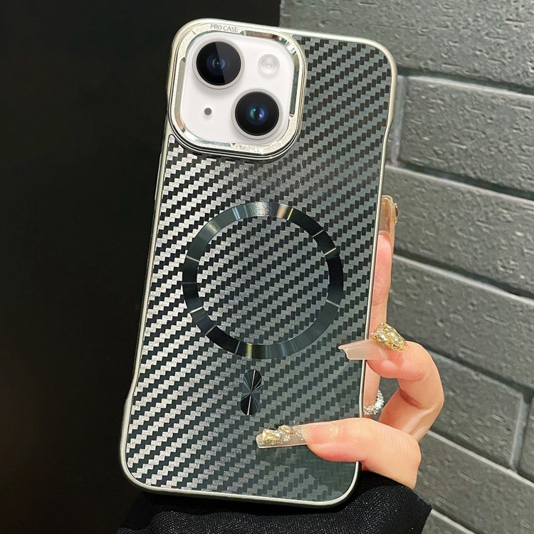 For iPhone 13 AG Carbon Fiber Frameless MagSafe Phone Case(Black) - free shipping - PMc TechLife - Order now!