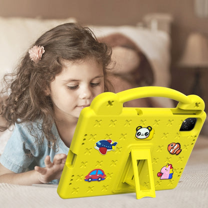 For Infinix Xpad 11 X1101 2024 Handle Kickstand Children EVA Shockproof Tablet Case(Yellow) - Others by PMC Jewellery | Online Shopping South Africa | PMC Jewellery | Buy Now Pay Later Mobicred