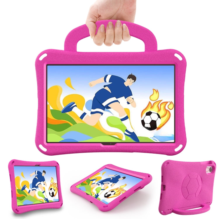 For Honor Pad X9 Handle Football Shaped EVA Shockproof Tablet Case(Rose Red) - Honor by PMC TechLife | Online Shopping South Africa | PMC TechLife | Buy Now Pay Later Mobicred