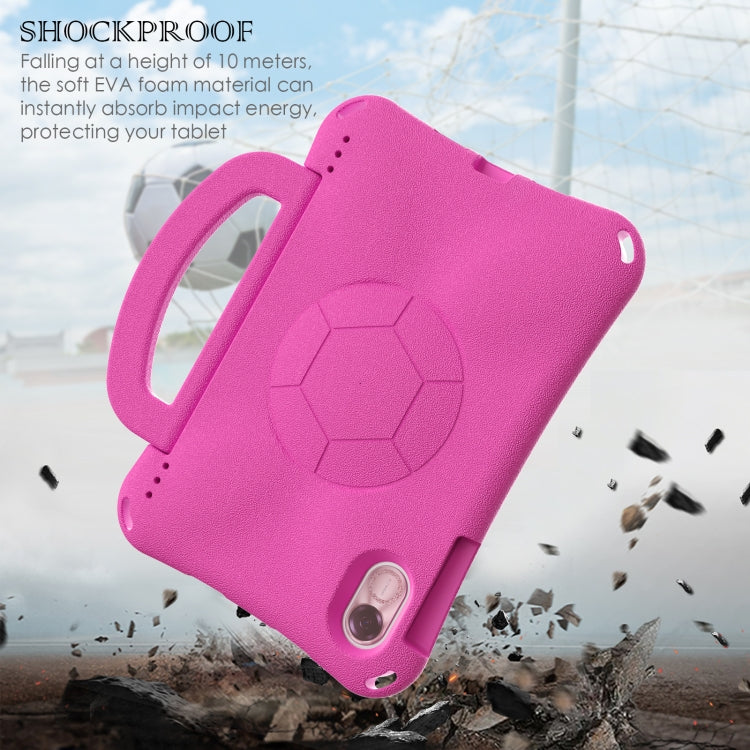 For Honor Pad X9 Handle Football Shaped EVA Shockproof Tablet Case(Rose Red) - Honor by PMC TechLife | Online Shopping South Africa | PMC TechLife | Buy Now Pay Later Mobicred