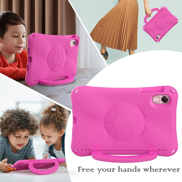 For Honor Pad X9 Handle Football Shaped EVA Shockproof Tablet Case(Rose Red) - Honor by PMC TechLife | Online Shopping South Africa | PMC TechLife | Buy Now Pay Later Mobicred
