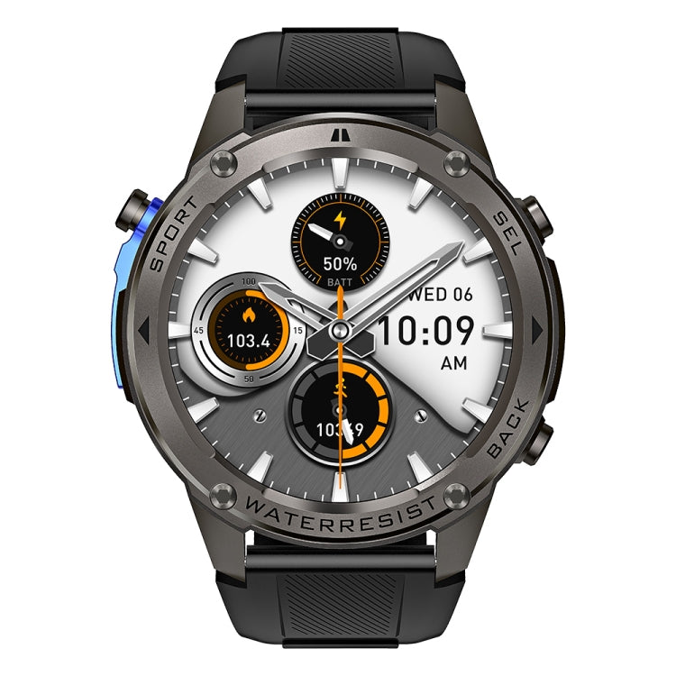 DM56 1.43 inch Color Screen Smart Watch, Support Bluetooth Call / Health Monitoring(Black) - Smart Watches by PMC TechLife | Online Shopping South Africa | PMC TechLife | Buy Now Pay Later Mobicred