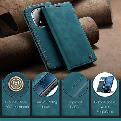 For Redmi Note 14 Pro 5G CaseMe 013 Multifunctional Horizontal Flip Leather Phone Case(Blue) - Note 14 Pro Cases by CaseMe | Online Shopping South Africa | PMC Jewellery | Buy Now Pay Later Mobicred