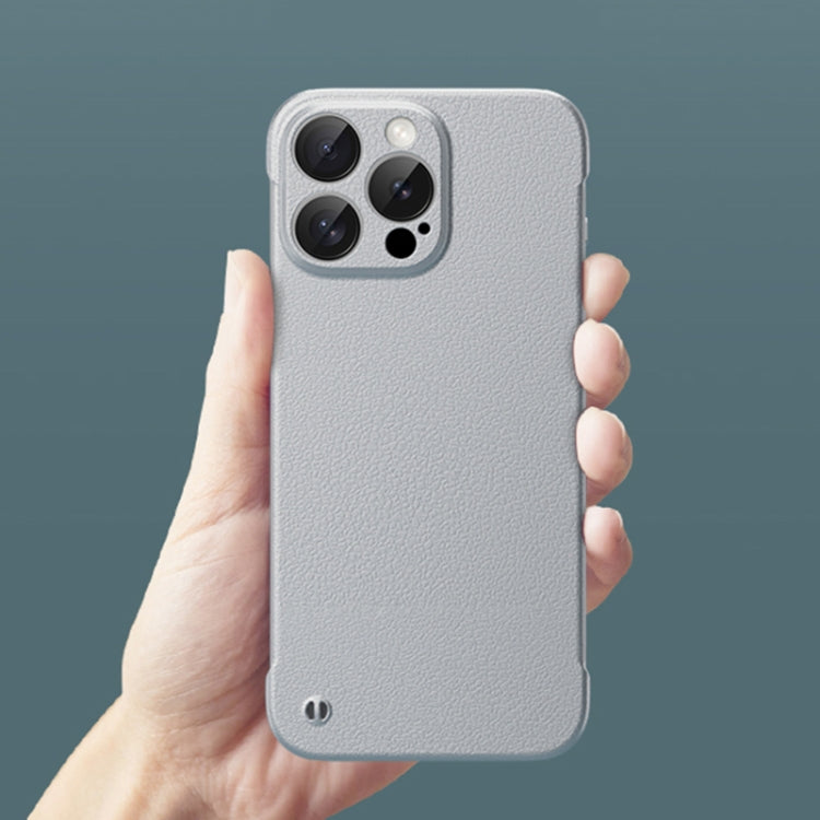 For iPhone 11 Pro Frameless Litchi Texture PC Phone Case(Orange) - iPhone 11 Pro Cases by PMc TechLife | Online Shopping South Africa | PMc TechLife | Buy Now Pay Later Mobicred