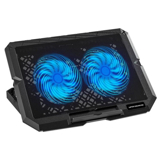 X3 Dual 14cm Fans 7-speed USB Powered Height Adjustable Laptop Cooling Pad - Cooling Pads by PMC Jewellery | Online Shopping South Africa | PMC Jewellery | Buy Now Pay Later Mobicred