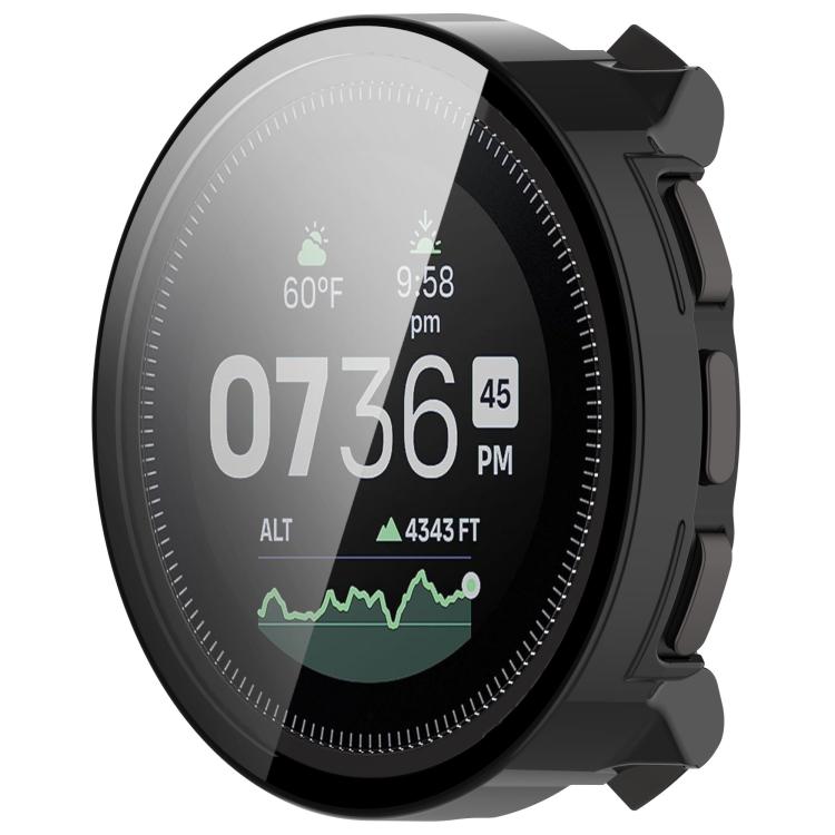 For Suunto Vertical Tempered Film Integrated PC Watch Protective Case(Black) - Watch Case by PMC TechLife | Online Shopping South Africa | PMC TechLife | Buy Now Pay Later Mobicred