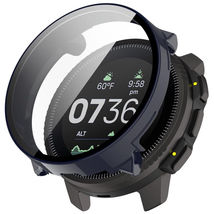 For Suunto Vertical Tempered Film Integrated PC Watch Protective Case(Ink Blue) - Watch Case by PMC TechLife | Online Shopping South Africa | PMC TechLife | Buy Now Pay Later Mobicred