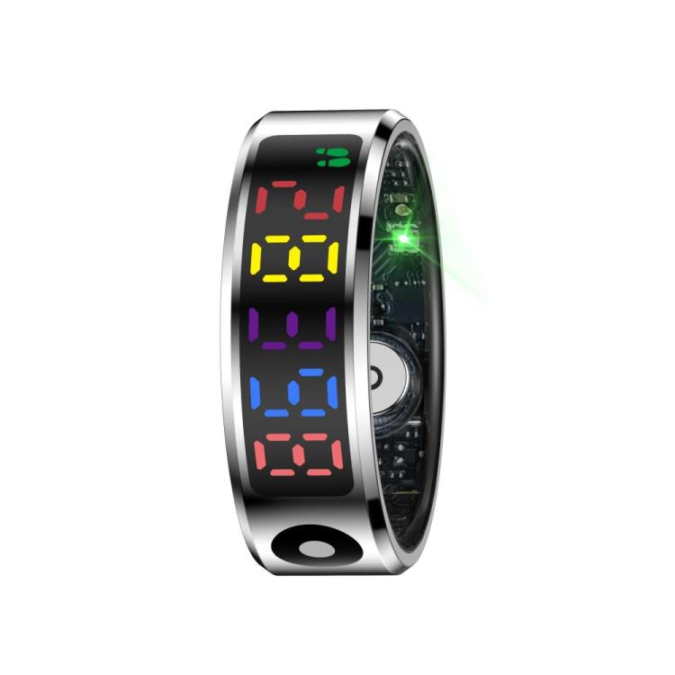 R12 SIZE 11 Smart Ring, Support Heart Rate / Blood Oxygen / Sleep / Multiple Sports Modes(Silver) - free shipping - PMC TechLife - Order now!