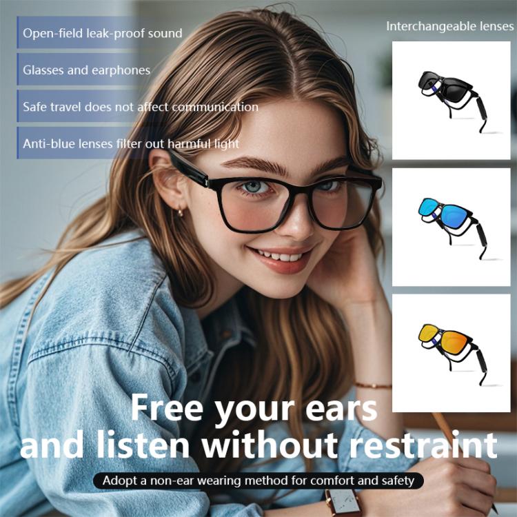 GS05 Smart Glasses, Support AI Smart Chip / Bluetooth Call / Remote Control Photography(Orange) - free shipping - PMC TechLife - Order now!