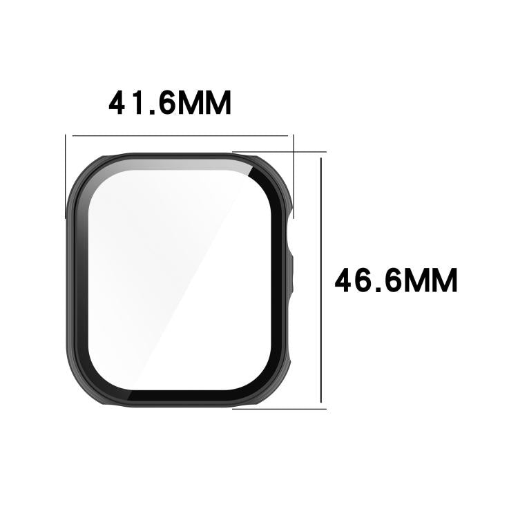 For Honor ROSSINI 2i Tempered Film Integrated PC Watch Protective Case(Ivory White) - Watch Cases by PMC TechLife | Online Shopping South Africa | PMC TechLife | Buy Now Pay Later Mobicred