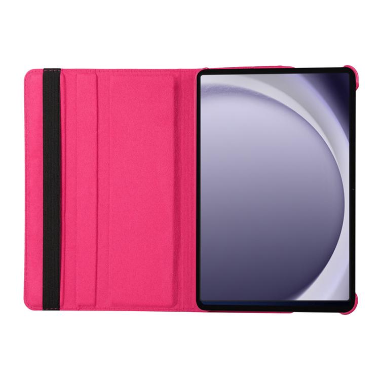 For Samsung Galaxy Tab A9+ 11.0 ENKAY 360 Degree Rotation Litchi Leather Smart Tablet Case(Black) - free shipping - PMc TechLife - Order now!