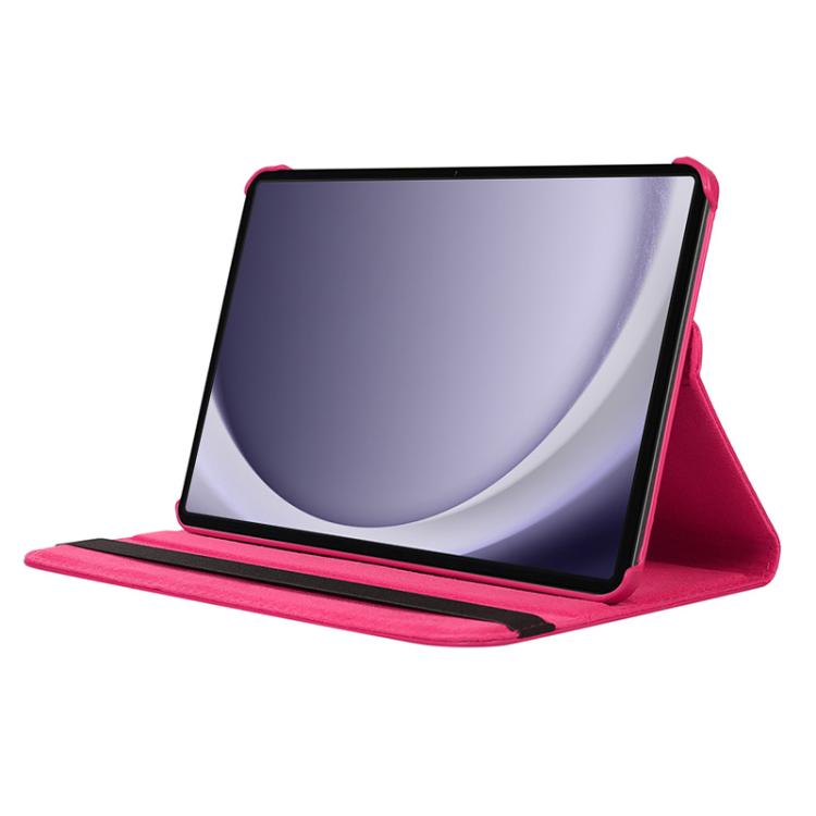 For Samsung Galaxy Tab A9+ 11.0 ENKAY 360 Degree Rotation Litchi Leather Smart Tablet Case(Black) - free shipping - PMc TechLife - Order now!