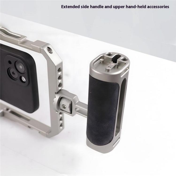 C072 Aluminum Alloy Handheld Smartphone Cage Rig Photography Stabilizer Dual Handle Frame - free shipping - PMC TechLife - Order now!