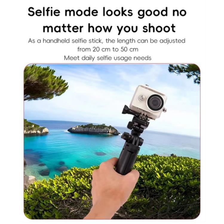 C062 Tri-folding Tripod Sports Camera Mobile Phone Selfie Stand Desktop Fixed Bracket - free shipping - PMC TechLife - Order now!
