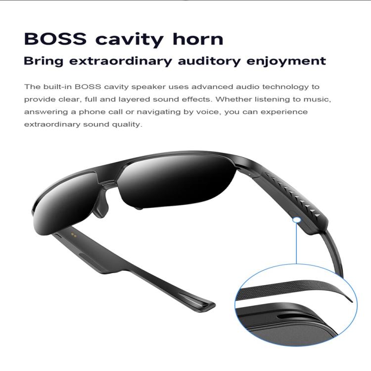L01 Smart Glasses, Support AI Intelligent Translation / Bluetooth Call / Intelligent Noise Reduction(Orange) - free shipping - PMC TechLife - Order now!