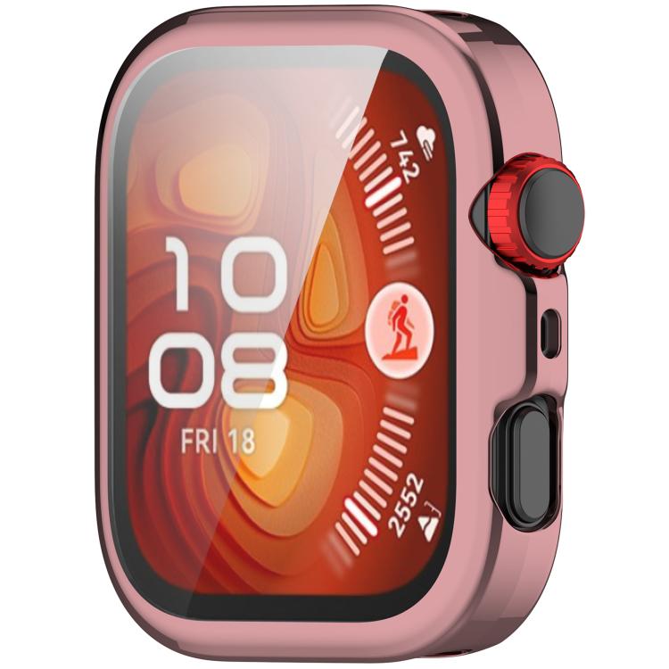 For Huawei Watch Fit 4 Electroplated TPU Full Coverage Watch Protective Case(Pink) - free shipping - PMC TechLife - Order now!