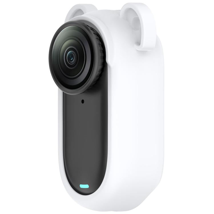 For Insta 360 Go 3S / Go 3  Solid Color Silicone Protective Case(White) - free shipping - PMC TechLife - Order now!